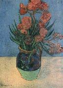 Vase with Oleanders Vincent Van Gogh